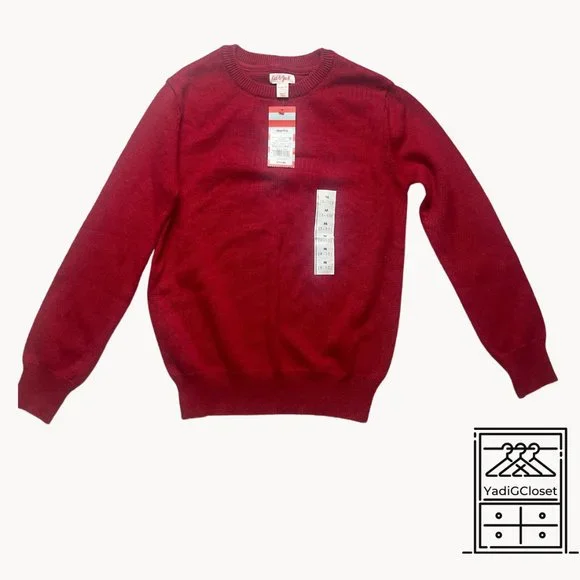 Cat Jack Shirts Tops Cat Jack Red Velvet Boys Sweater M8